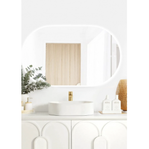 Noosa Led 1200(W)x750(H) Frameless Mirror - Install Horizontal or Vertical